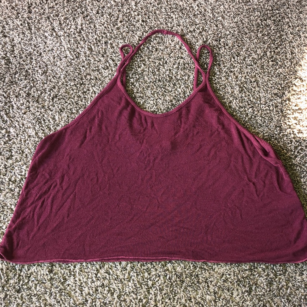 Maroon tank